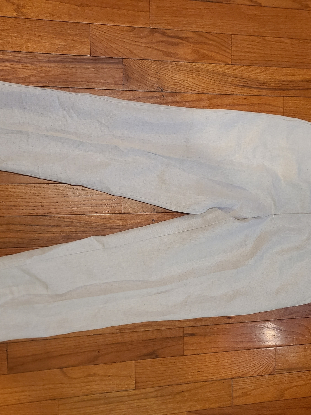 Dockere Premuim Light Khaki Color Men's Linen Blend Pants - Classic Straight Fit